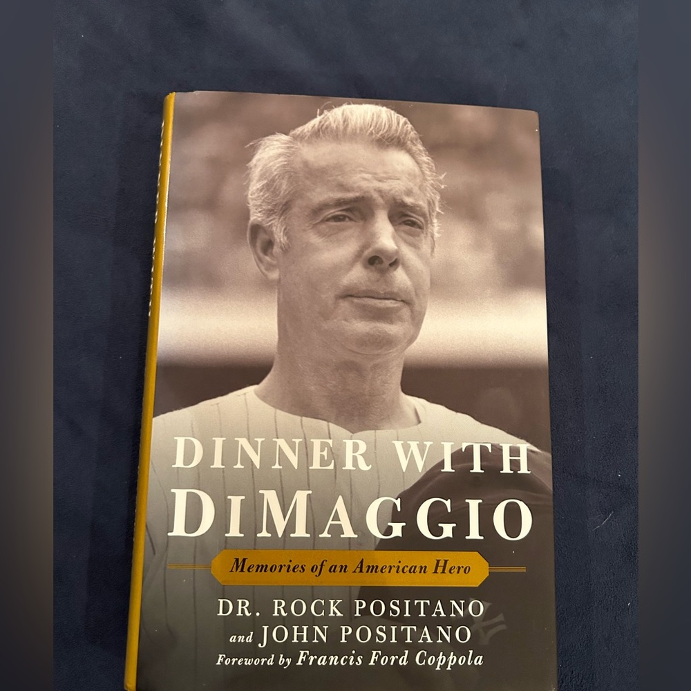Dinner with DiMaggio baseball book